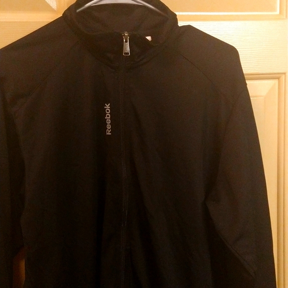 Reebok Lightweight Track Jacket size L blk - Picture 1 of 5